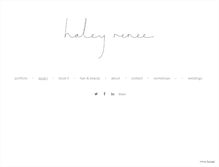 Tablet Screenshot of haleyrenee.com